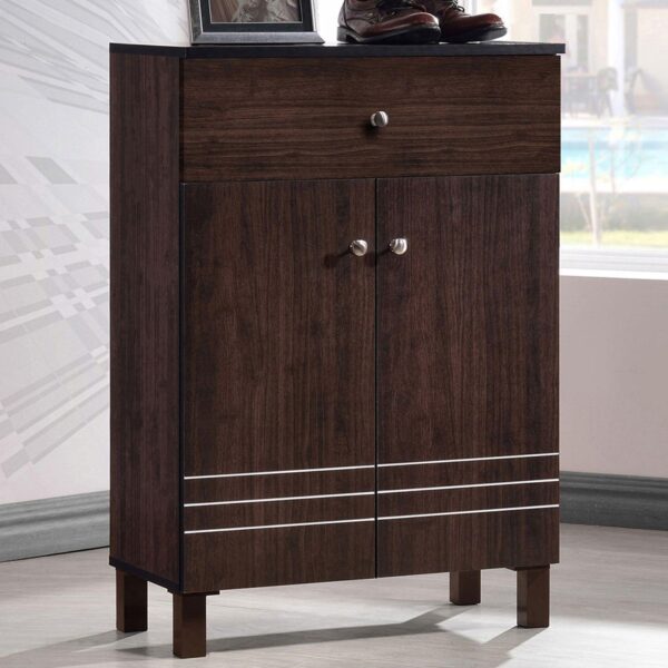 Baxton Studio Felda Modern Shoe Cabinet