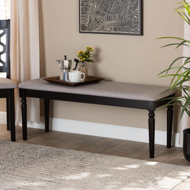 Baxton Studio Giovanni Dining Bench - Image 5