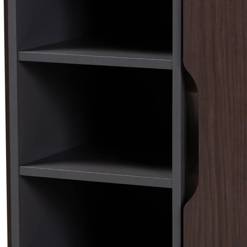 Baxton Studio Idina 1-Door Shoe Cabinet - Image 5