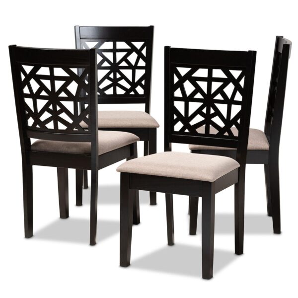 Baxton Studio Jackson Dining Chair 4-piece Set