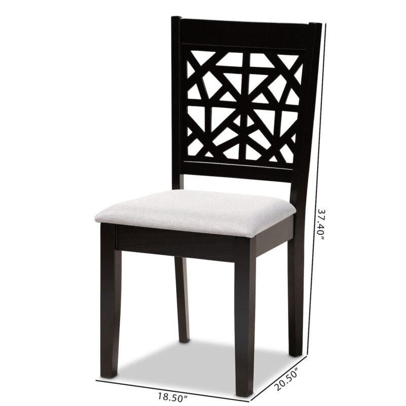 Baxton Studio Jackson Dining Chair 4-piece Set - Image 5