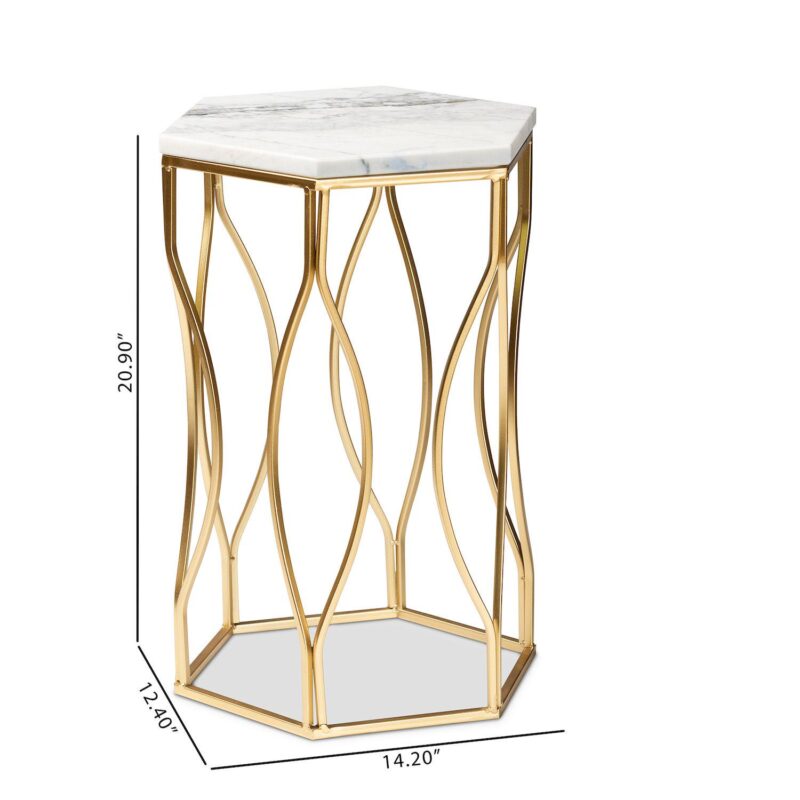 Baxton Studio Kalena End Table - Image 8