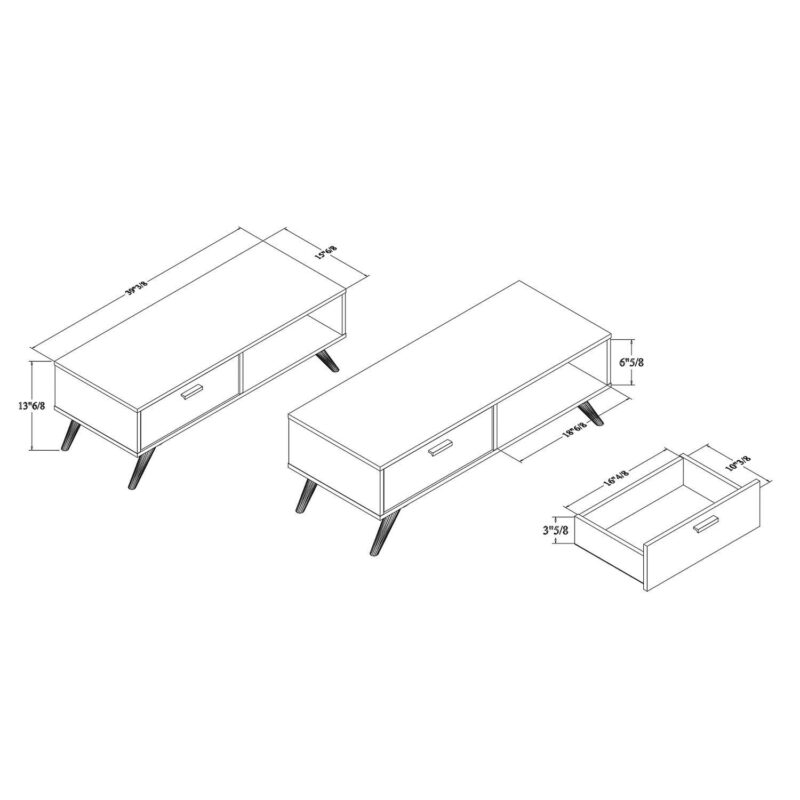 Baxton Studio Kelson Coffee Table - Image 10
