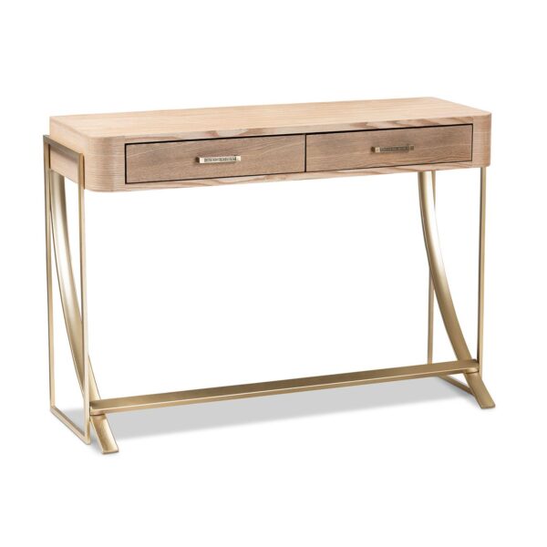 Baxton Studio Lafoy Natural Console Table