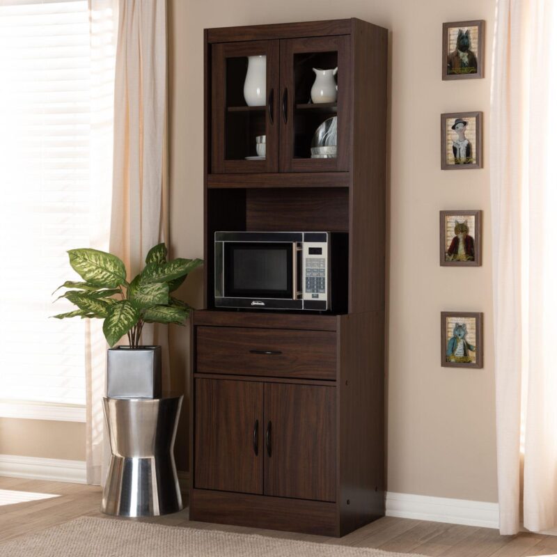 Baxton Studio Laurana Kitchen Storage Cabinet - Image 2