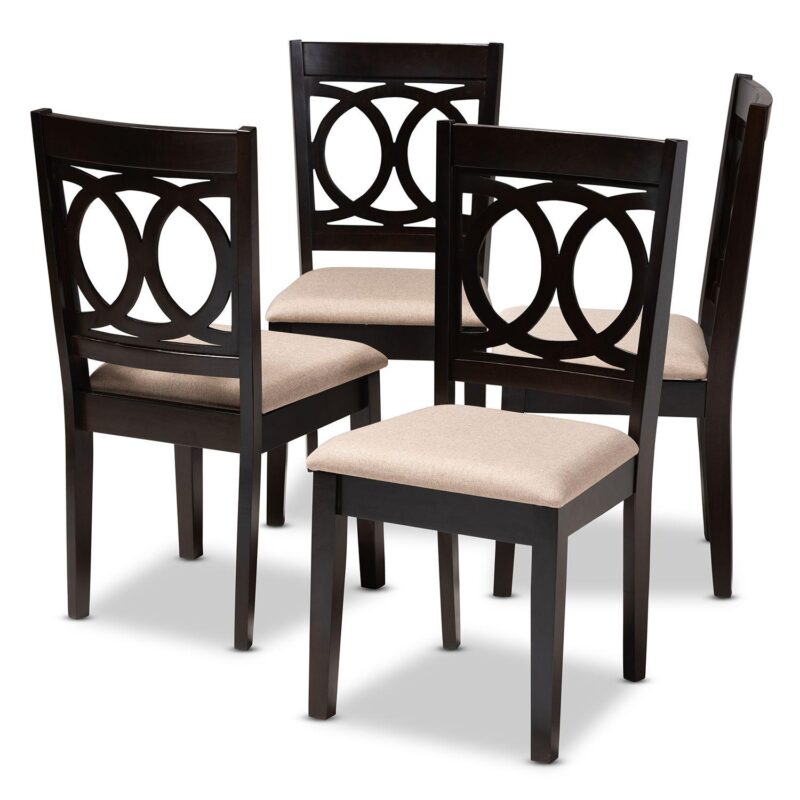 Baxton Studio Lenoir Dining Chair Set - Image 6