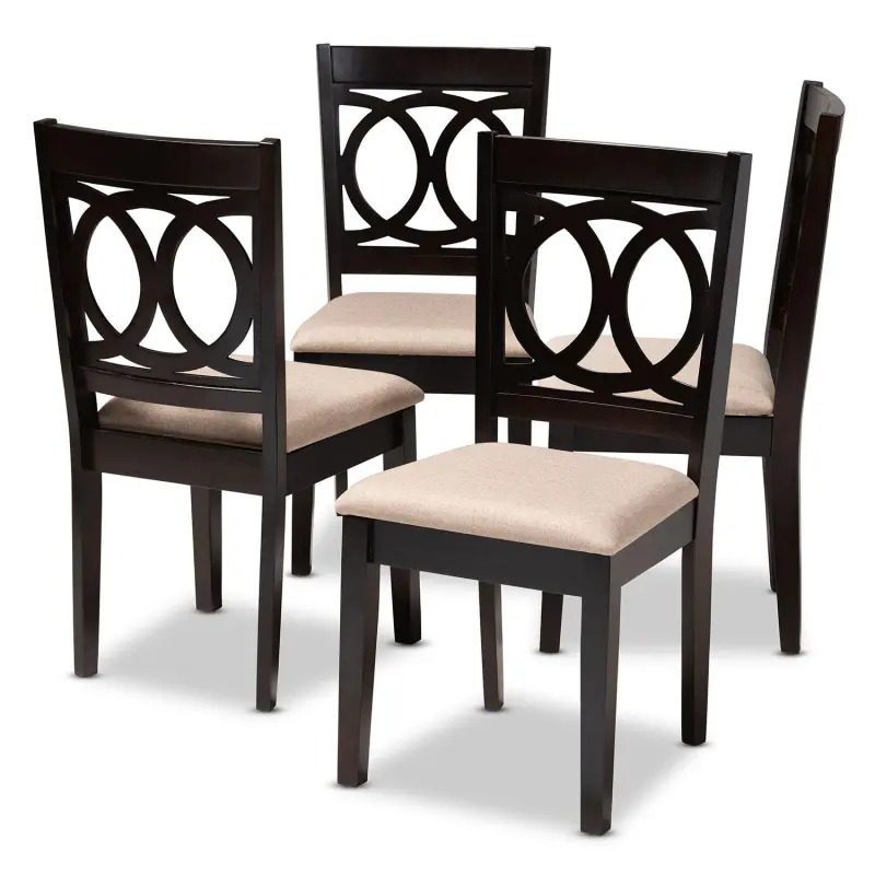 Baxton Studio Lenoir Dining Chair Set - Image 6
