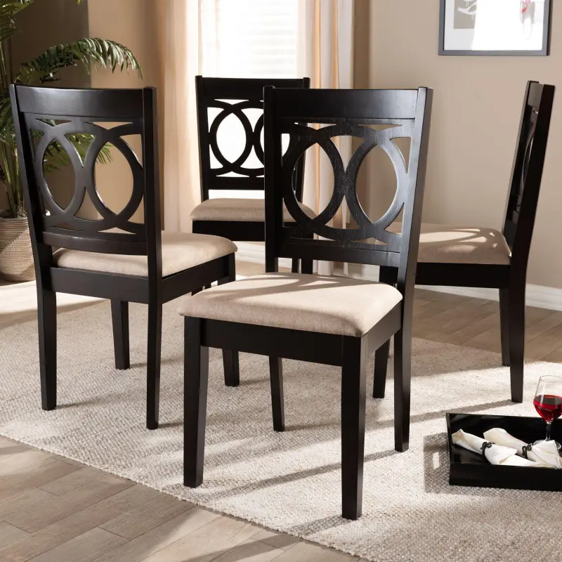 Baxton Studio Lenoir Dining Chair Set - Image 2