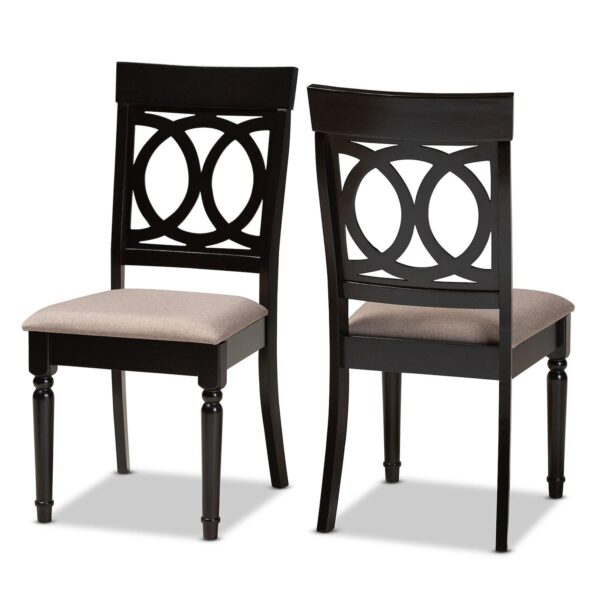 Baxton Studio Lucie Dining Chair 2-piece Set