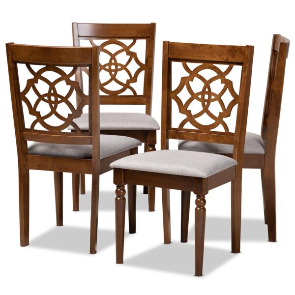 Baxton Studio Lylah Dining Chair 4-piece Set