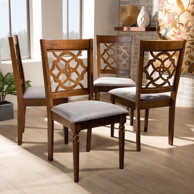 Baxton Studio Lylah Dining Chair 4-piece Set - Image 2