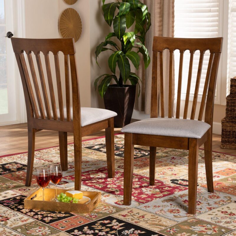 Baxton Studio Minette Dining Chair 2-piece Set - Image 2