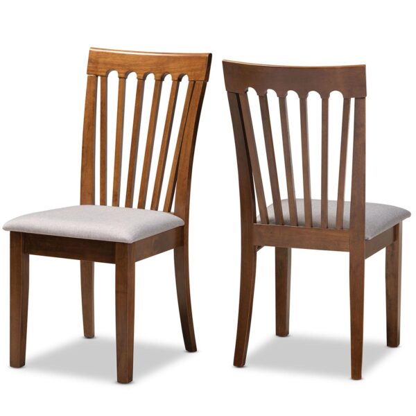 Baxton Studio Minette Dining Chair 2-piece Set