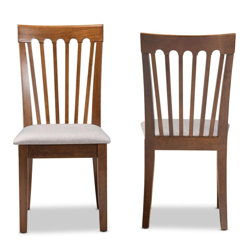 Baxton Studio Minette Dining Chair 2-piece Set - Image 3