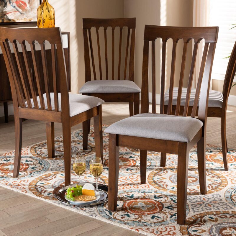 Baxton Studio Minette Dining Chair 4-piece Set - Image 2