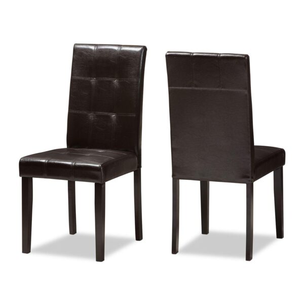 Baxton Studio Modern Dining Chair 2-piece Set