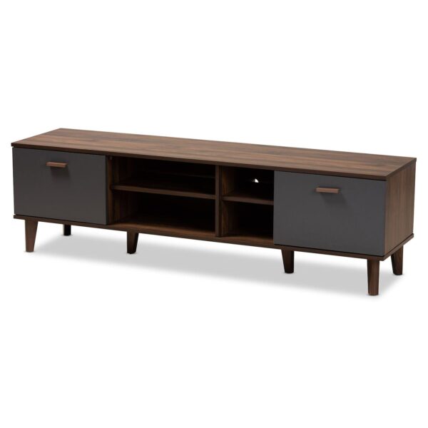 Baxton Studio Moina Brown TV Stand