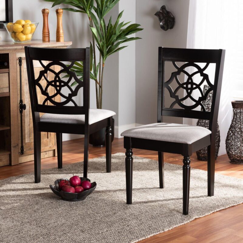 Baxton Studio Renaud Dining Chair 2-piece Set - Image 6