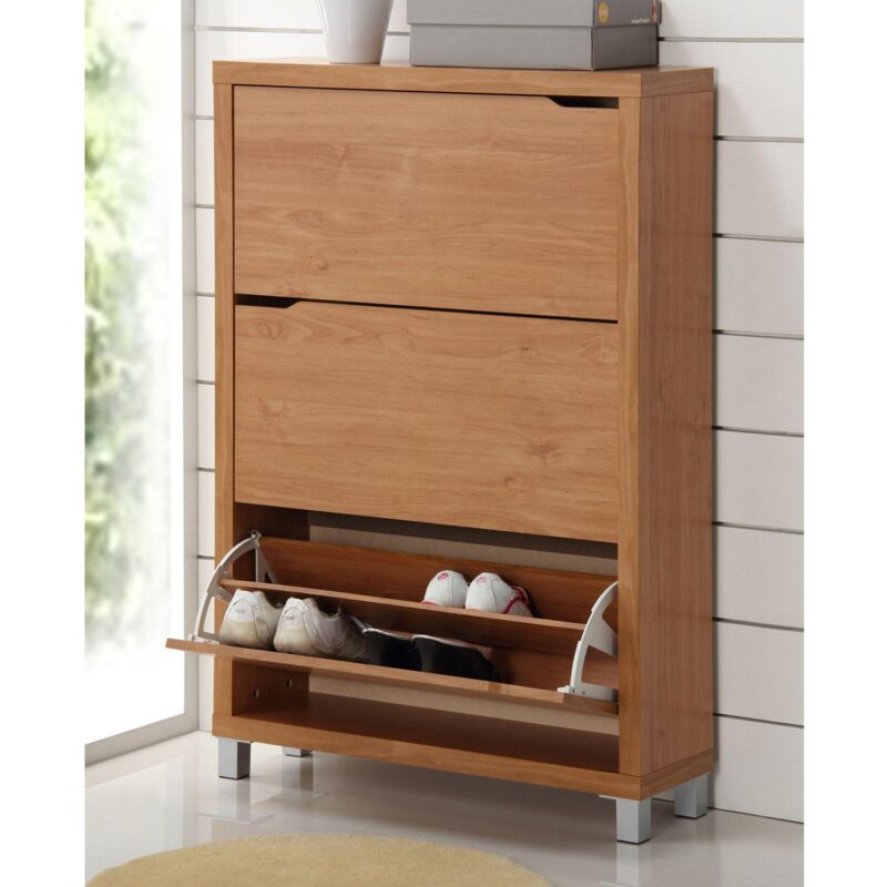 Baxton Studio Simms Modern Shoe Cabinet - Image 2