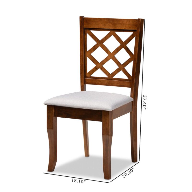 Baxton Studio Verner Dining Chair 2-piece Set - Image 7