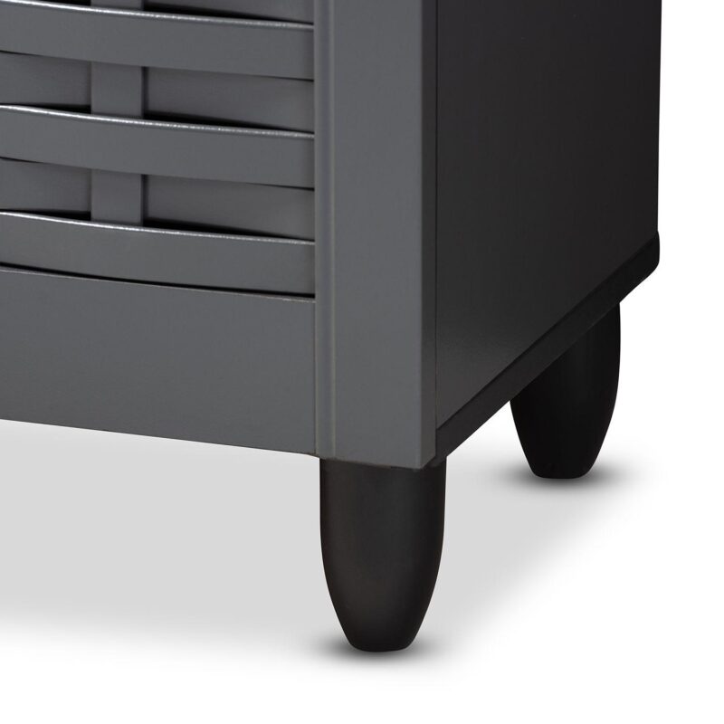 Baxton Studio Winda Shoe Storage Cabinet - Image 4