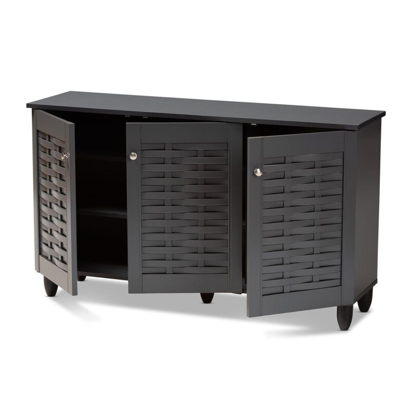 Baxton Studio Winda Shoe Storage Cabinet - Image 3