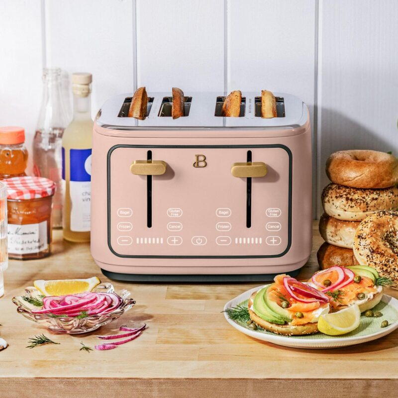 Beautiful 4-Slice Toaster with Touch-Activated Display, Rose by Drew Barrymore - Image 5