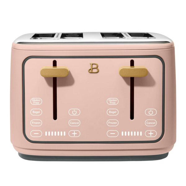 Beautiful 4-Slice Toaster with Touch-Activated Display, Rose by Drew Barrymore