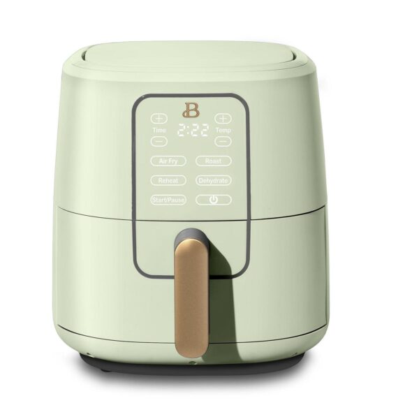 Beautiful 6 Qt Air Fryer with TurboCrisp Technology and Touch-Activated Display, Sage Green by Drew Barrymore