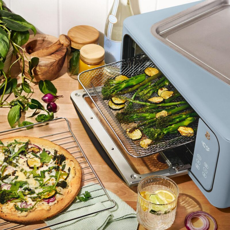 Beautiful Infrared Air Fry Toaster Oven, 9-Slice, 1800 W, Cornflower Blue by Drew Barrymore - Image 13