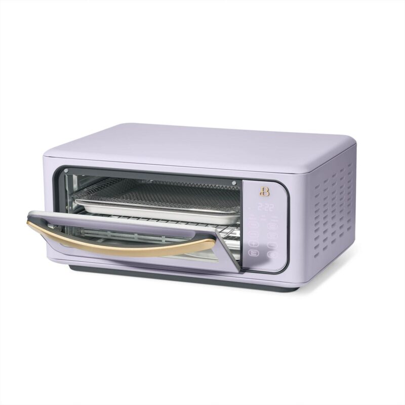 Beautiful Infrared Air Fry Toaster Oven, 9-Slice, 1800 W, Lavender by Drew Barrymore - Image 5