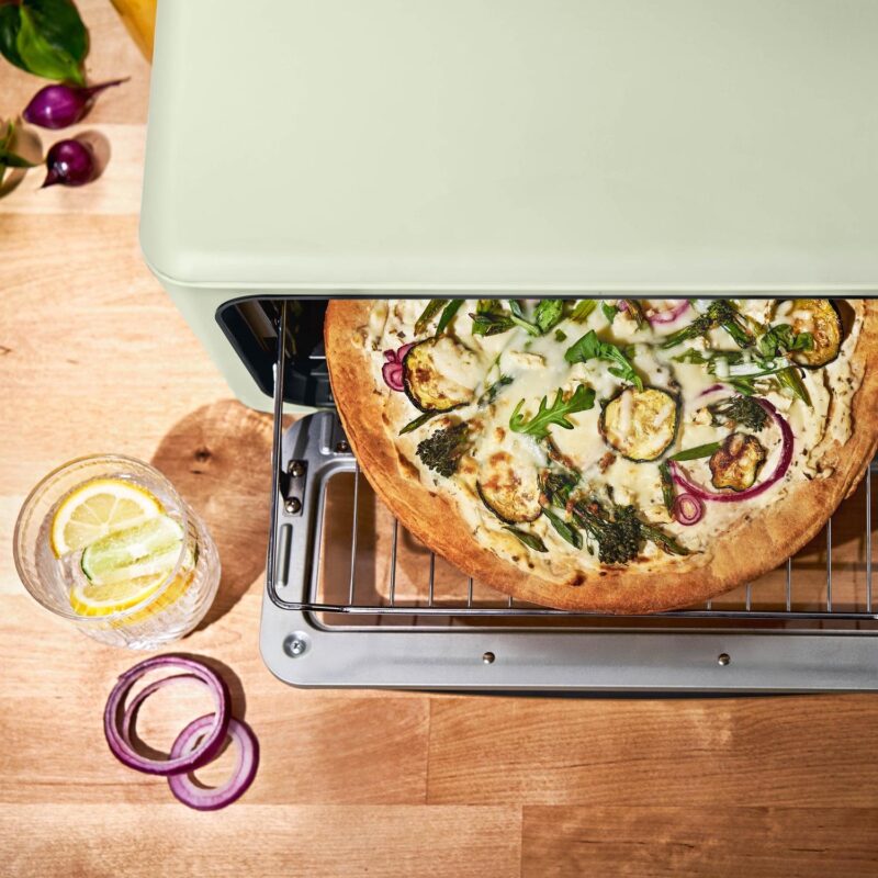 Beautiful Infrared Air Fry Toaster Oven, 9-Slice, 1800 W, Sage Green by Drew Barrymore - Image 8