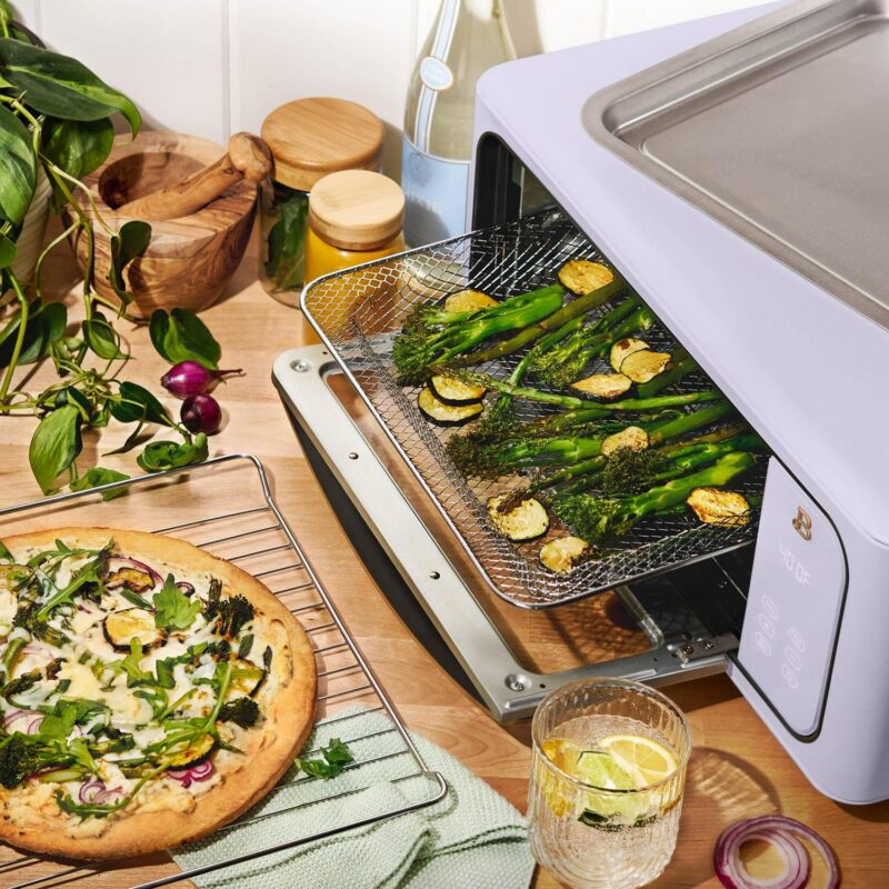 Beautiful Infrared Air Fry Toaster Oven, 9-Slice, 1800 W, Lavender by Drew Barrymore - Image 7