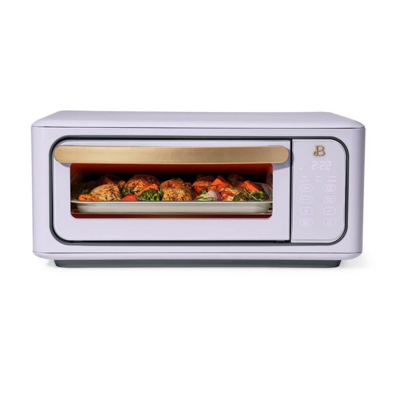 Beautiful Infrared Air Fry Toaster Oven, 9-Slice, 1800 W, Lavender by Drew Barrymore - Image 2
