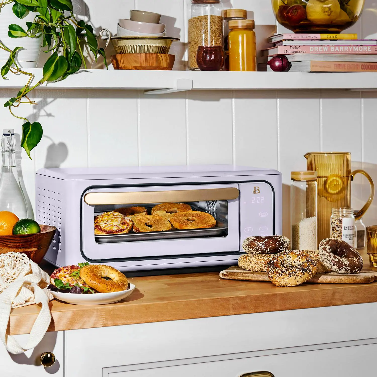 Beautiful Infrared Air Fry Toaster Oven, 9-Slice, 1800 W, Lavender by Drew Barrymore 12 Beautiful Infrared Air Fry Toaster Oven, 9-Slice, 1800 W, Lavender by Drew Barrymore - Image 12