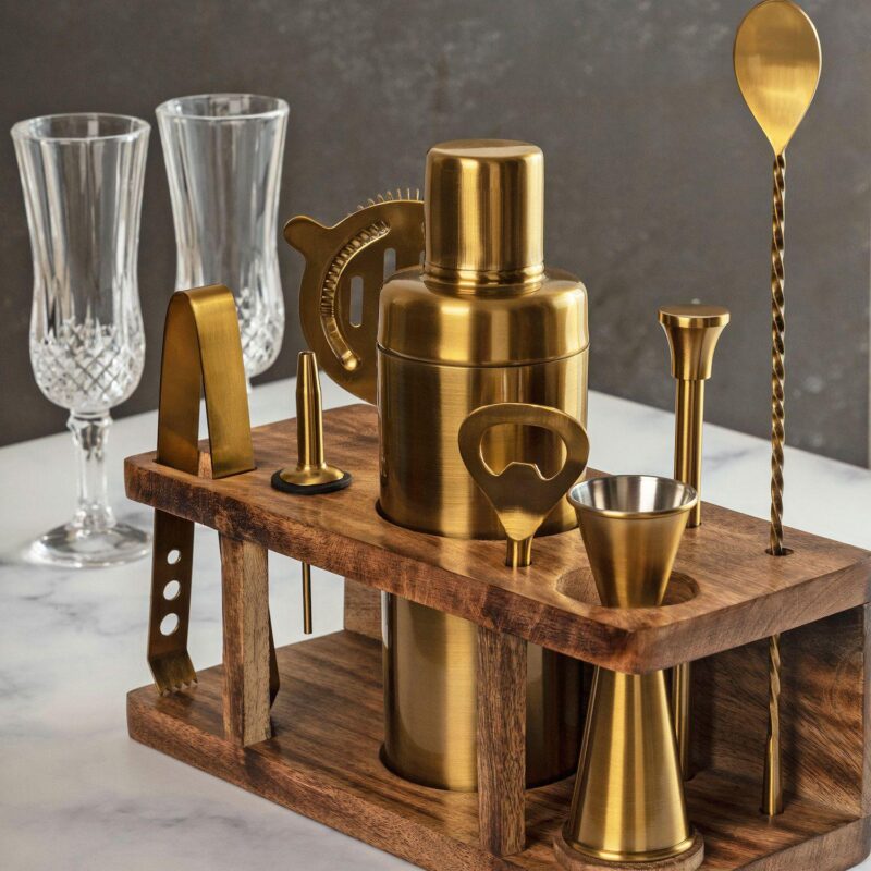 Belaire Bar Tools Set - Gold - Image 2