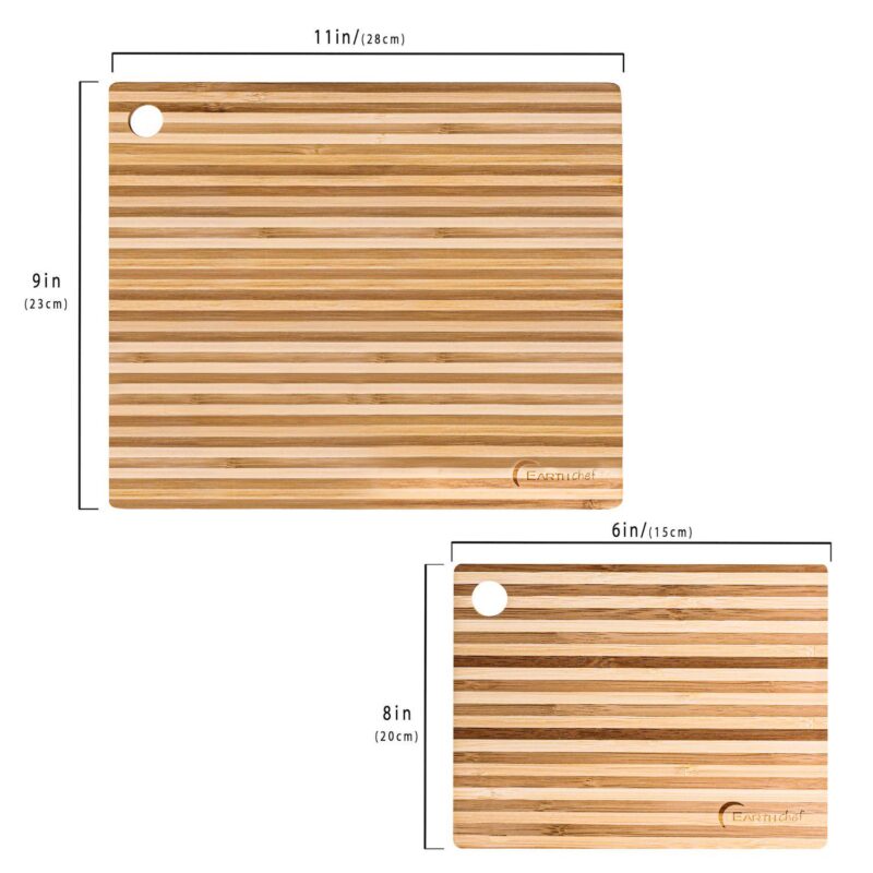 BergHOFF 6-pc. Bamboo Prep Board and Gold Scissors Set - Image 4