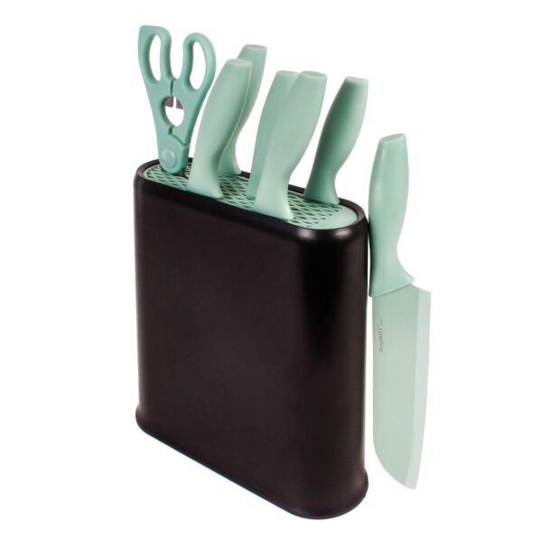 BergHOFF 8-piece Nonstick Kitchen Knife Set and Universal Knife Block