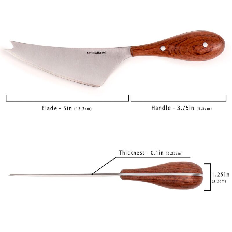 BergHOFF Aaron Probyn 3-Piece Cheese Knife and Round Bamboo Cutting Board Set - Image 7