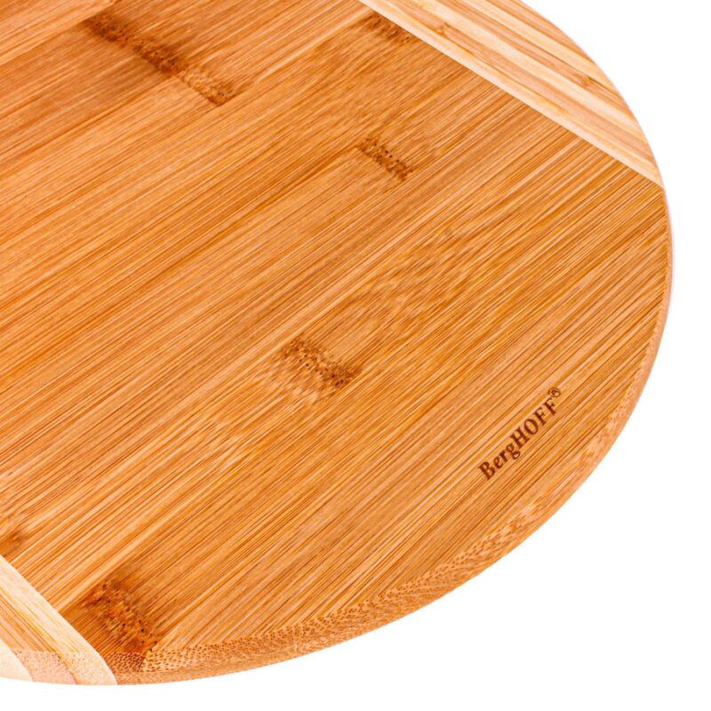 BergHOFF Aaron Probyn 3-Piece Cheese Knife and Round Bamboo Cutting Board Set - Image 6