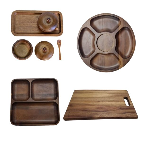 BergHOFF Acacia Wood Complete Serving Set 6-Piece