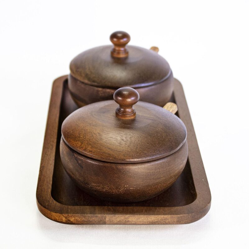 BergHOFF Acacia Wood Spice Jar Set - Image 2