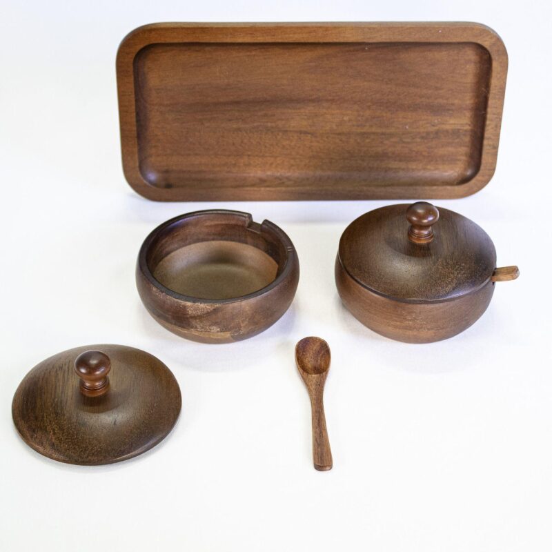 BergHOFF Acacia Wood Spice Jar Set - Image 3
