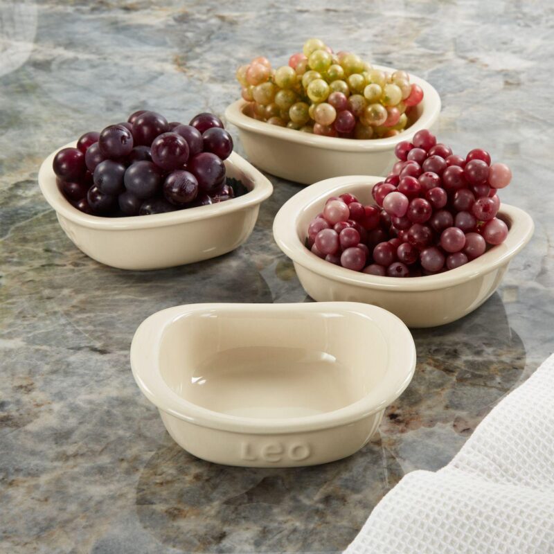 BergHOFF Balance 8-pc. Stone Square Ramekin Set - Image 4