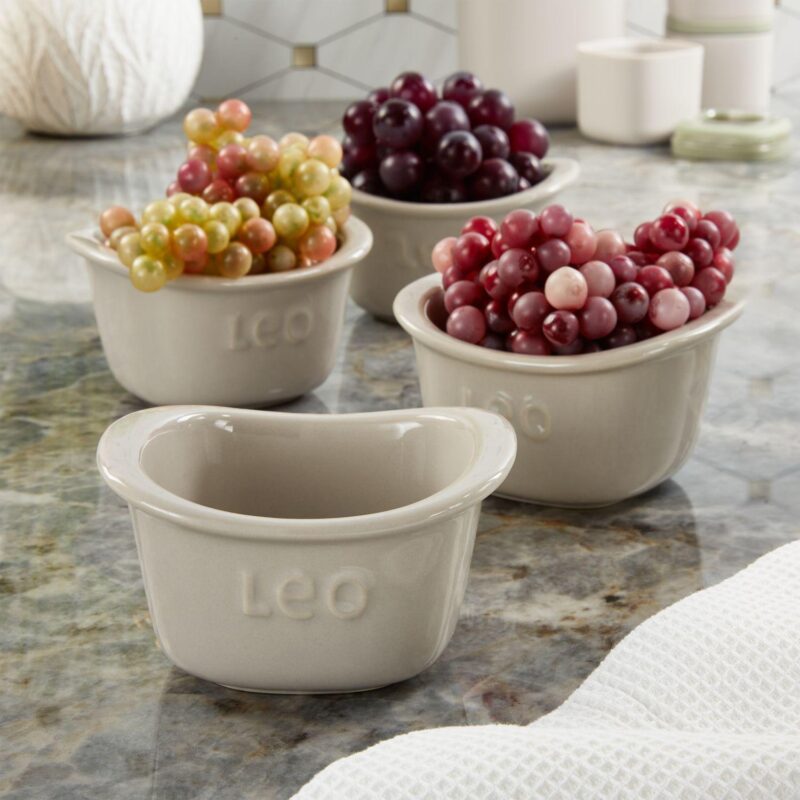 BergHOFF Balance 8-pc. Stone Square Ramekin Set - Image 6