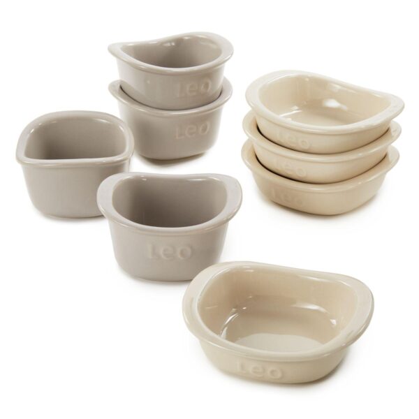 BergHOFF Balance 8-pc. Stone Square Ramekin Set