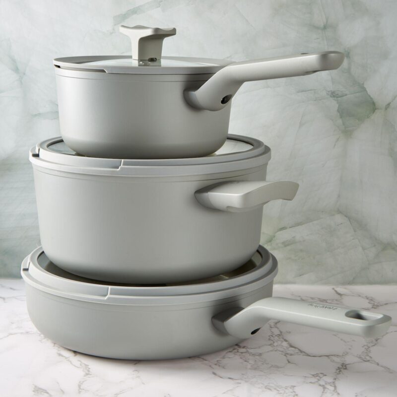 BergHOFF Balance Nonstick Ceramic Saucepan with Glass Lid - Image 4