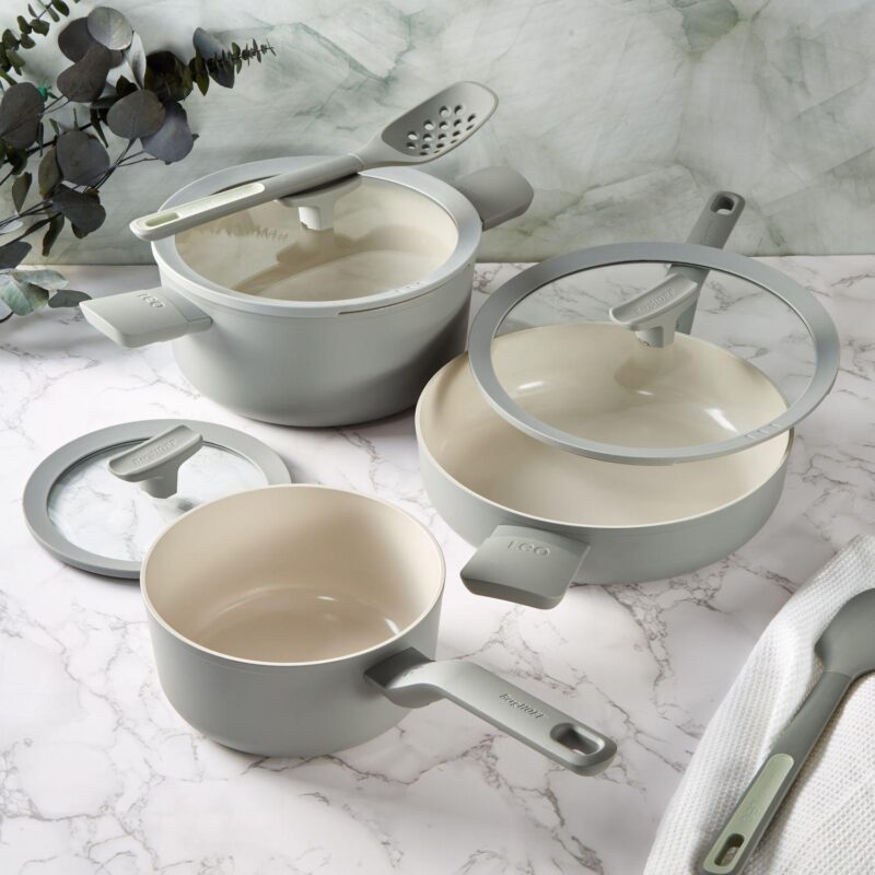 BergHOFF Balance Nonstick Ceramic Saucepan with Glass Lid - Image 3