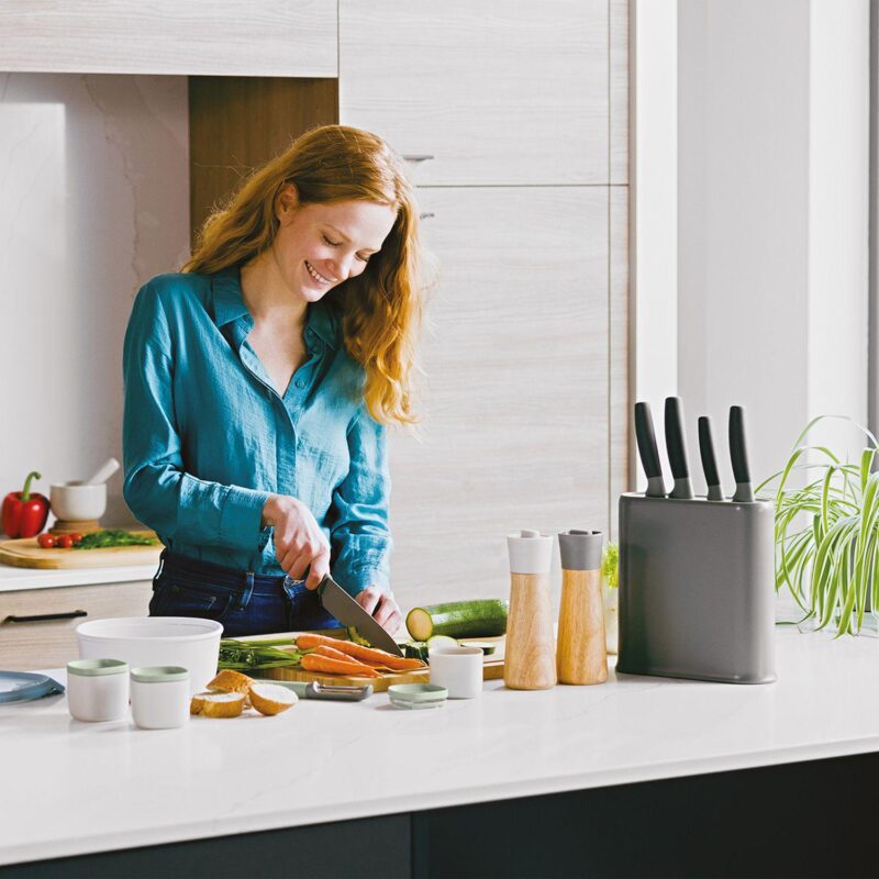 BergHOFF Balance Nonstick Stainless Steel 6-piece Knife Block Set - Image 4