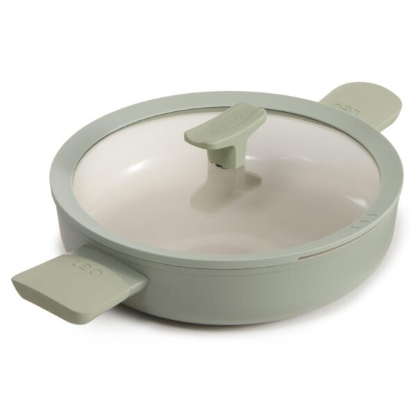 BergHOFF Balance Nonstick Ceramic Saut Pan with Glass Lid